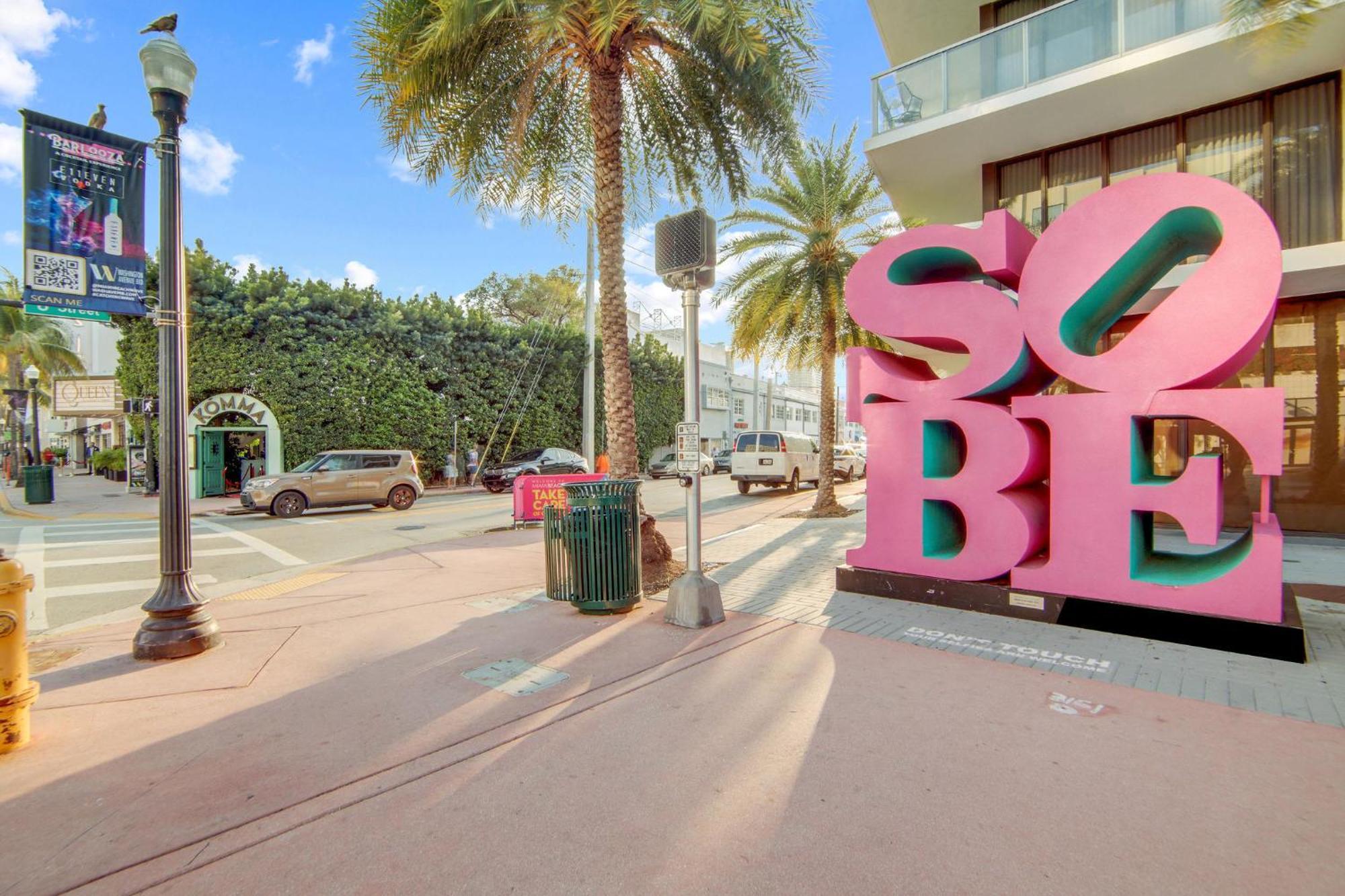 Ocean Drive Deco Apt W/2 Queen Beds, Steps 2 Beach Miami Beach Ngoại thất bức ảnh